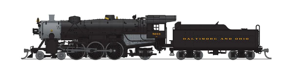 Broadway Limited N USRA Light Pacific 4-6-2 B&O 5200 No-Sound / DCC-Ready 1/160 - BLI10406