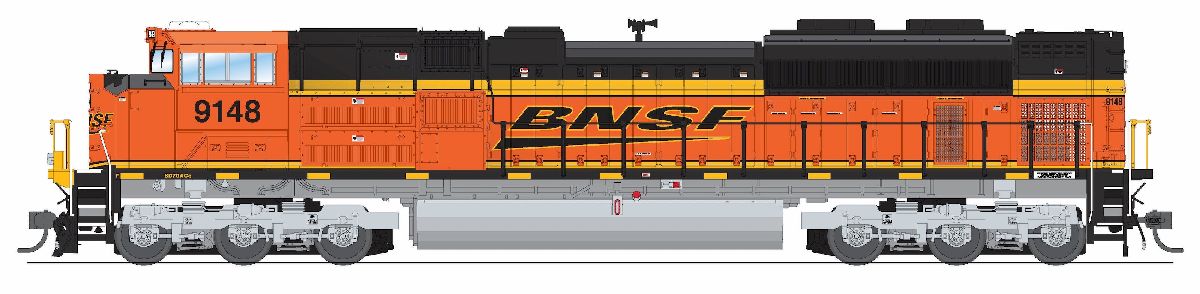 Broadway Limited HO EMD SD70ACe BNSF #9287 Swoosh Scheme No-Sound DCC-Ready 1/87 - BLI10424