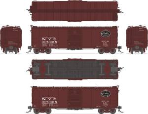 Broadway Limited HO NYC Steel Boxcar #105065/post-1955 Gothic/corrugated 1/87 - BLI1758