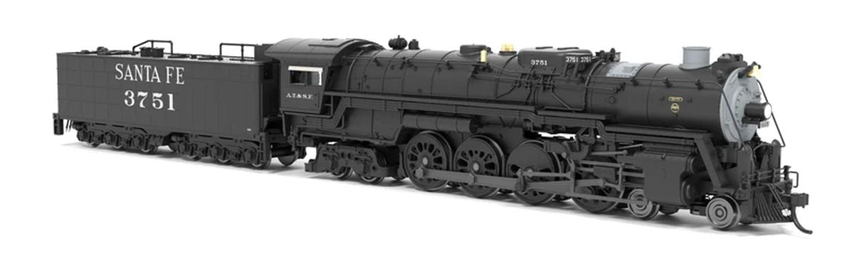 Broadway Limited N SF 4-8-4 Northeren Steam Loco #3759/Today DCC Ready 1/160 - BLI9415