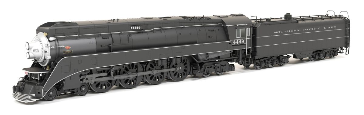 Broadway Limited HO P4 SP GS-4 #4449 2001 Excursion Black w/ Pinstripes No-So 1/87 - BLI9843