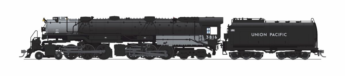 Broadway Limited HO UP Early Challenger (CSA-2) #3832 Post-1947 Re-built Fron 1/87 - BLI9909