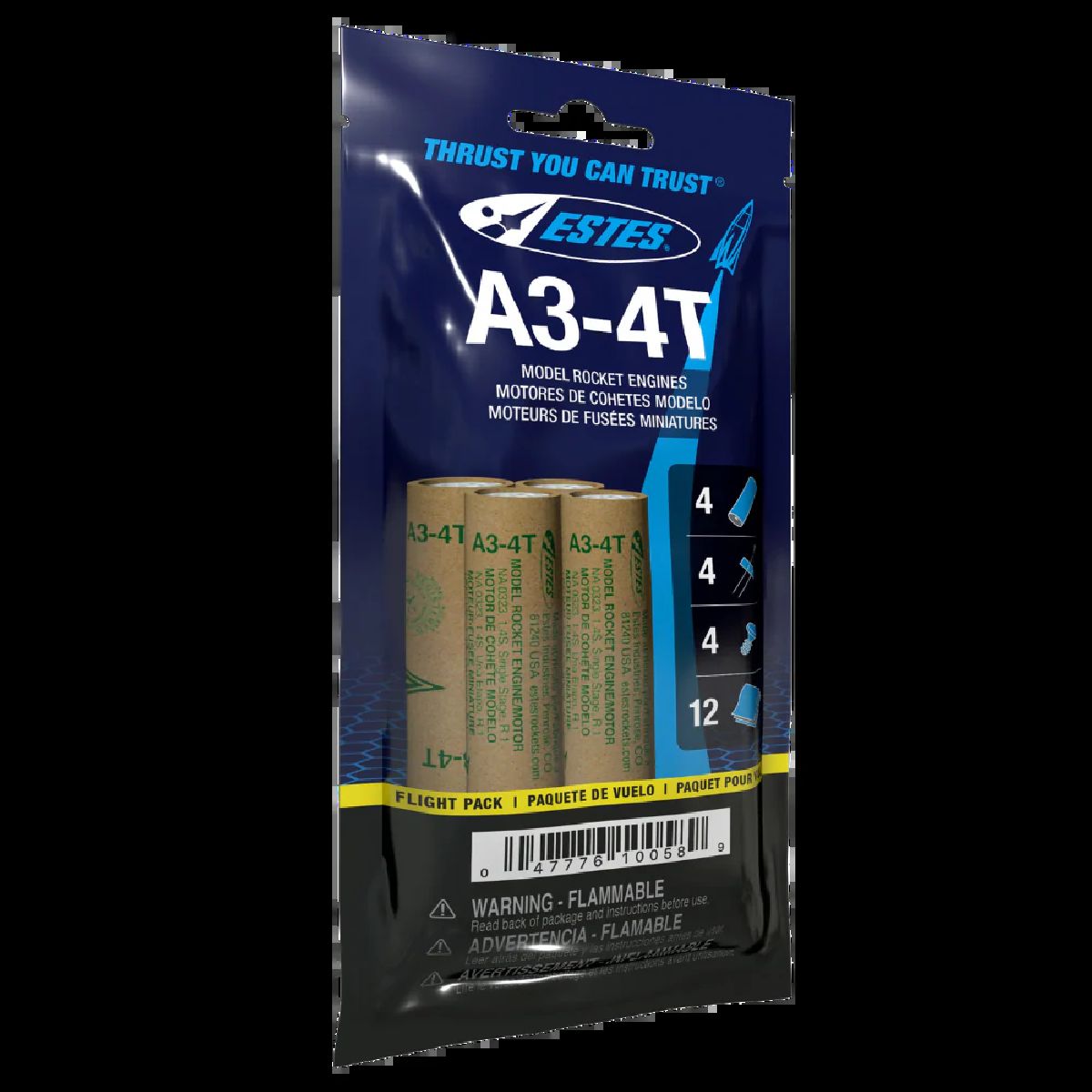 Estes A3-4T FLIGHT PACK - EST10058