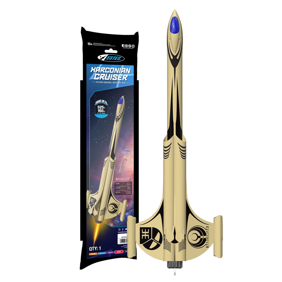 Estes Xarconian Cruiser Rocket sk5 - EST3223