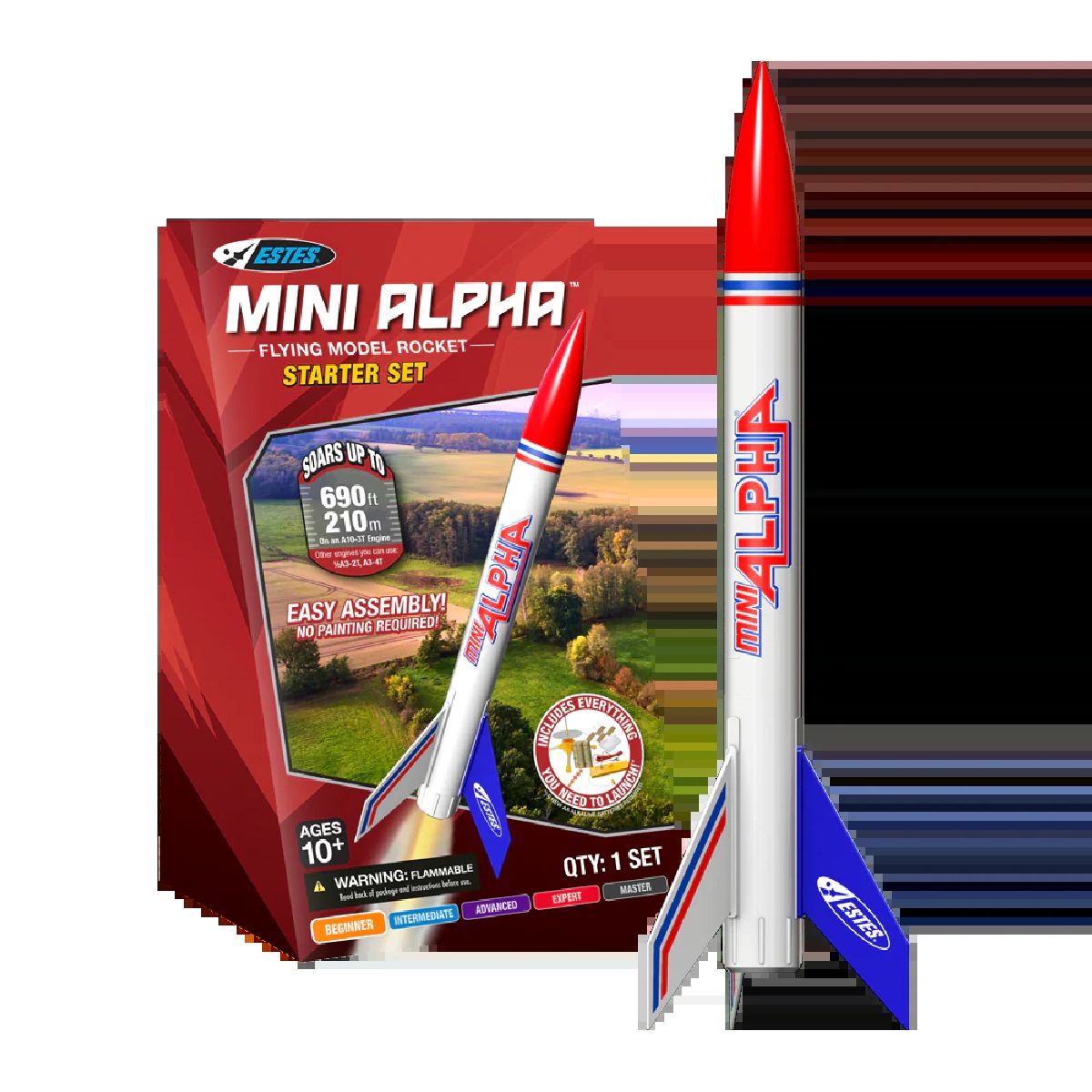 Estes 5333 Mini Alpha Starter Set Skill BEG - EST5333