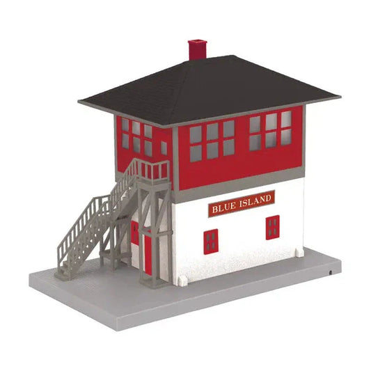 MTH O Scale Blue Island Switch Tower
