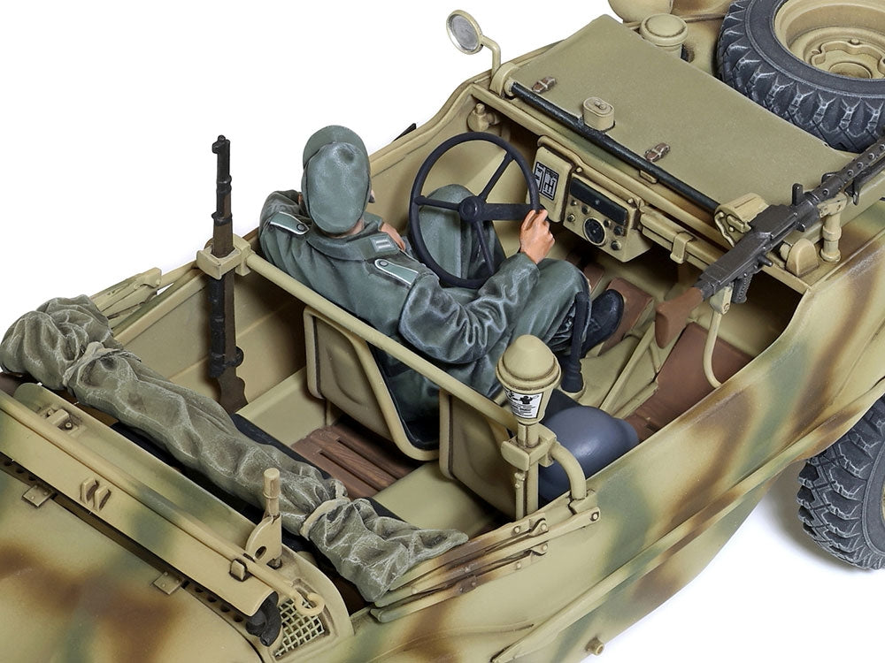 Tamiya 1/35 German Schwimmwagen Type 166 Wide Wheel Version - 35393