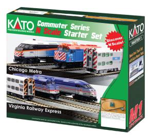 Kato N VRE Commuter Starter Set/F40PH 1/160 - KAT1060034