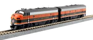 Kato N F7 A/B Diesels GN #444A 444B/Single Headlight 1/160 - KAT1060420