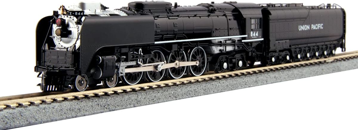 Kato N FEF-3 4-8-4 UP #844 Steam Loco/blk w/Sound 1/160 - KAT1260401S
