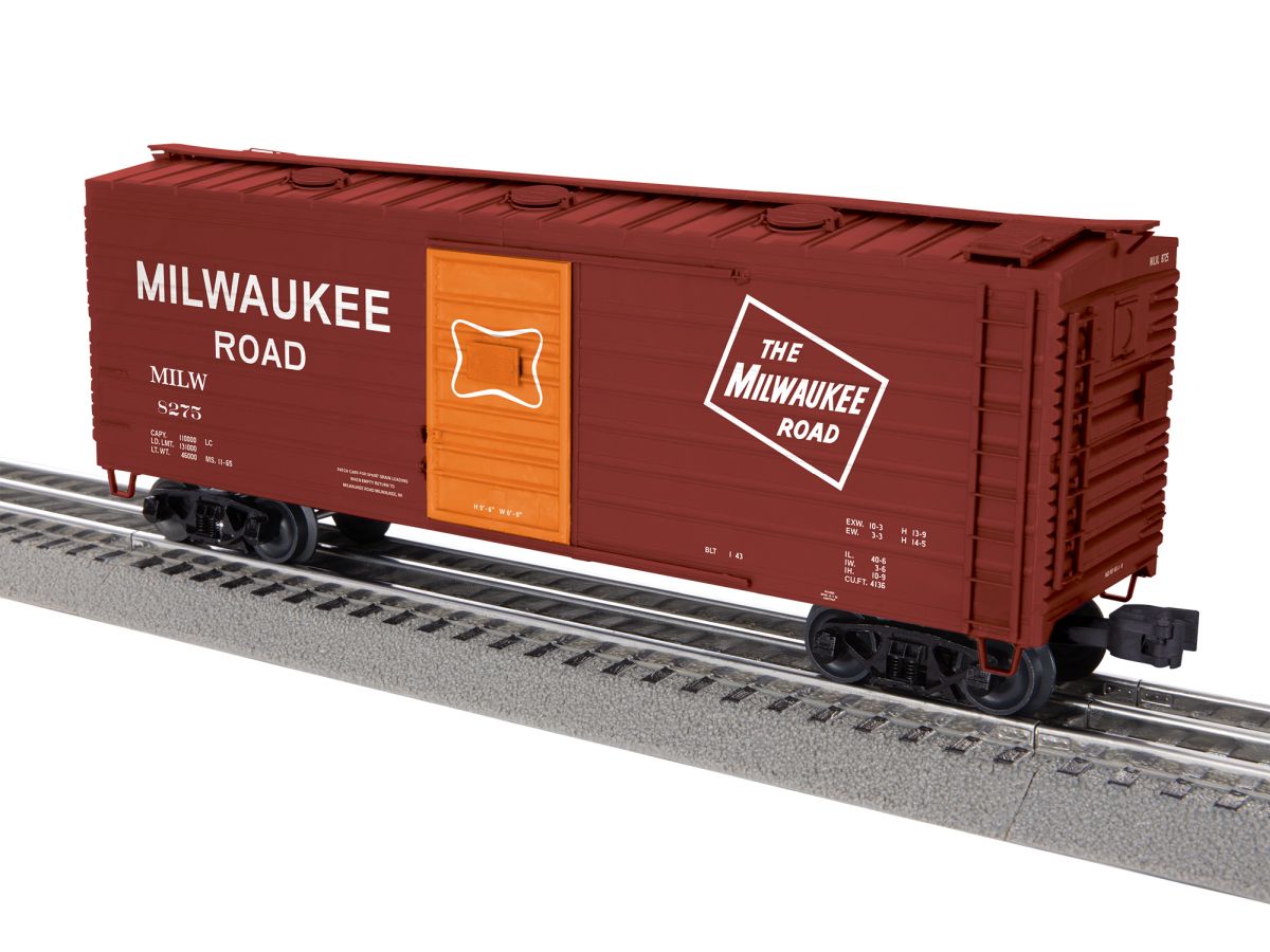 Lionel O Milw.Rd. Rib-side Boxcar w/ roof hatches #8275 (not shown) 1/48 - LNL2542041