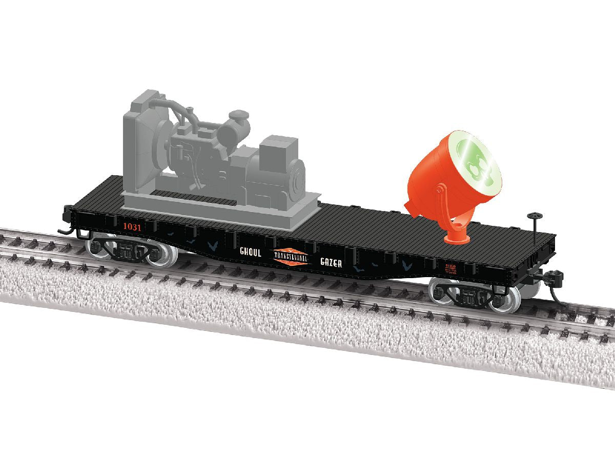 Lionel HO RTR Ghoul Gazer Halloween Searchlight Car 1/87 - LNL2654030