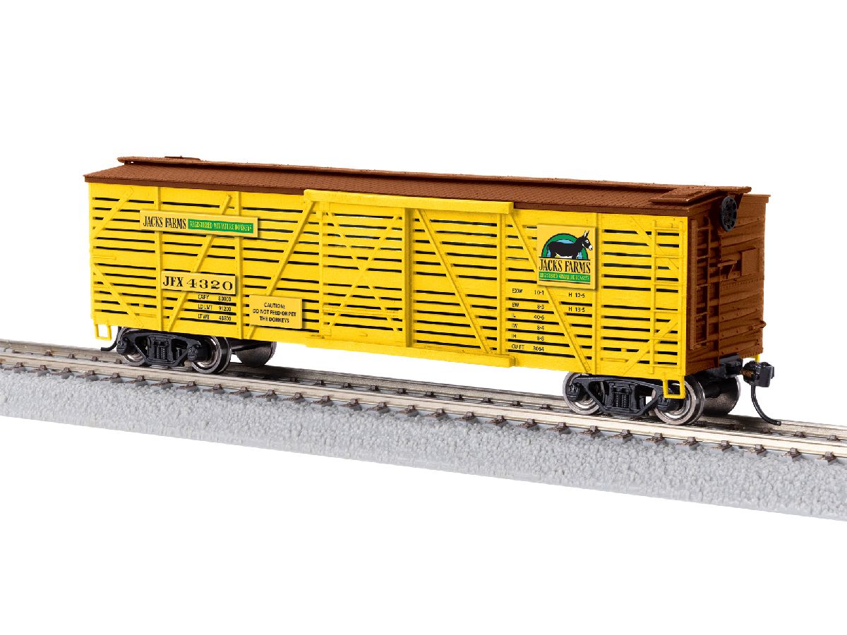 Lionel HO RTR HO Jacks Donkey Farm Sound Stock Car 1/87 - LNL2654320