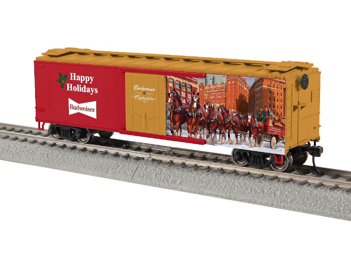 Lionel HO RTR Anheuser-Busch Happy Holidays Reefer 1/87 - LNL2654360