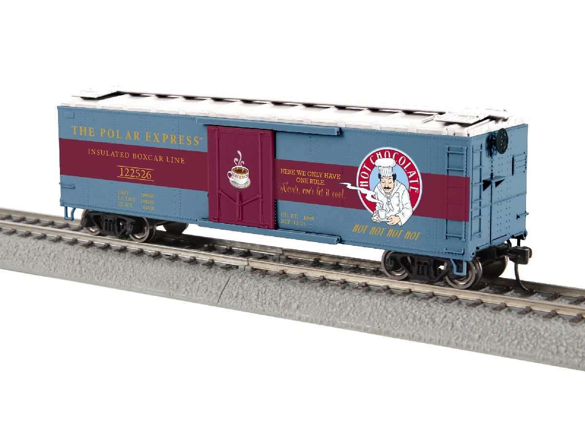 Lionel HO RTR THE POLAR EXPRESS Hot Chocolate Reefer Car 1/87 - LNL2654400