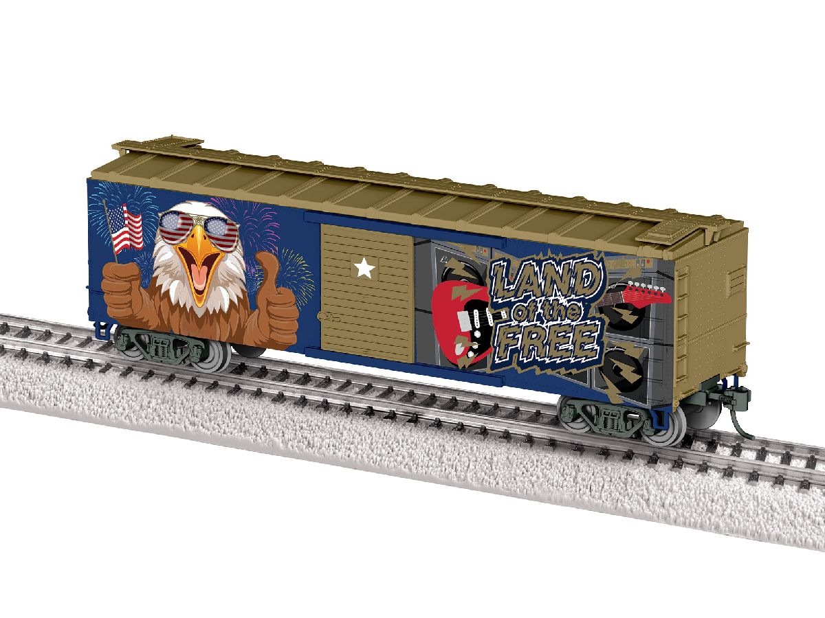Lionel HO RTR Screaming Eagle Sound Boxcar 1/87 - LNL2654410