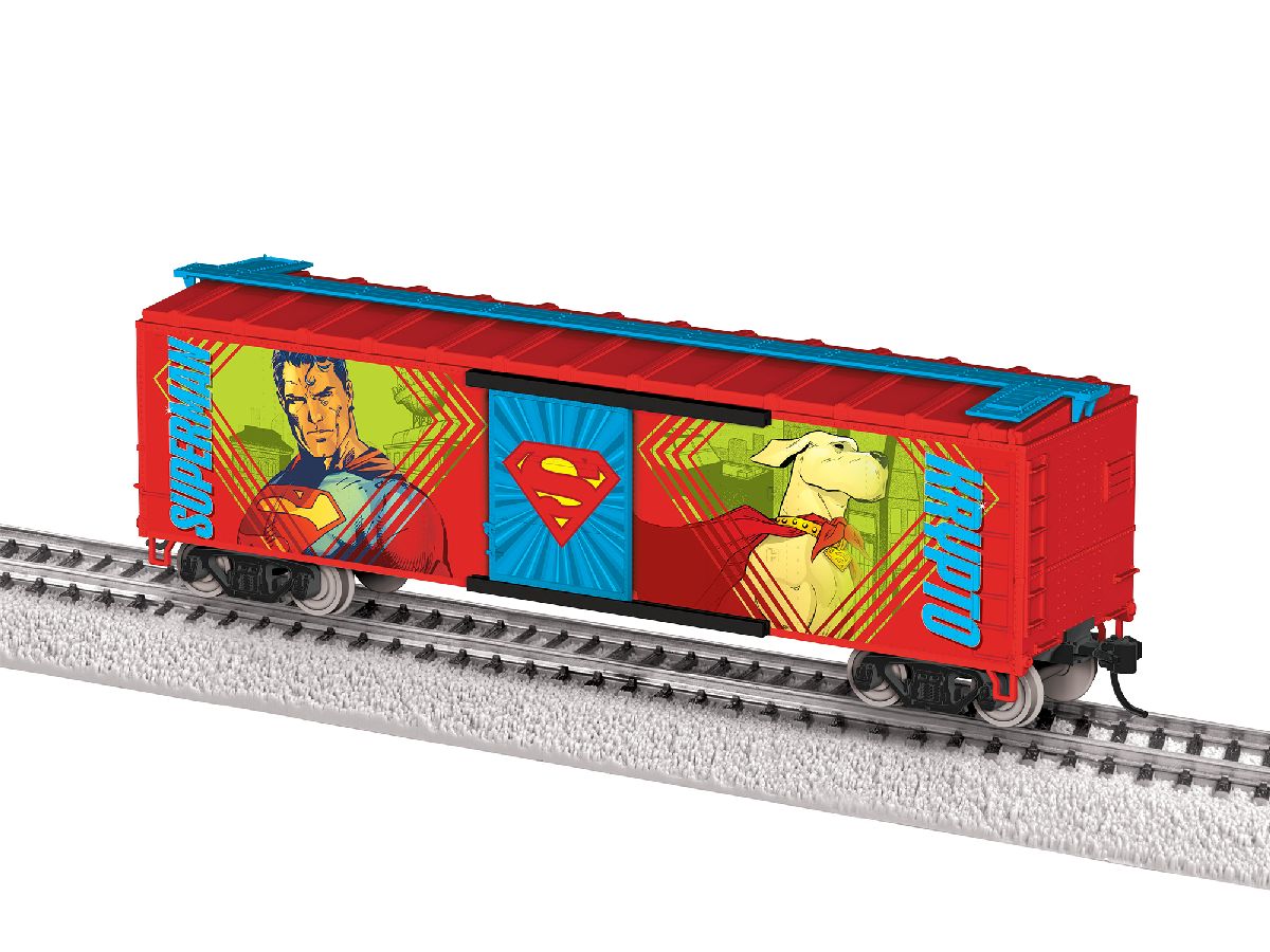 Lionel HO RTR DC Superman Boxcar 1/87 - LNL2654430