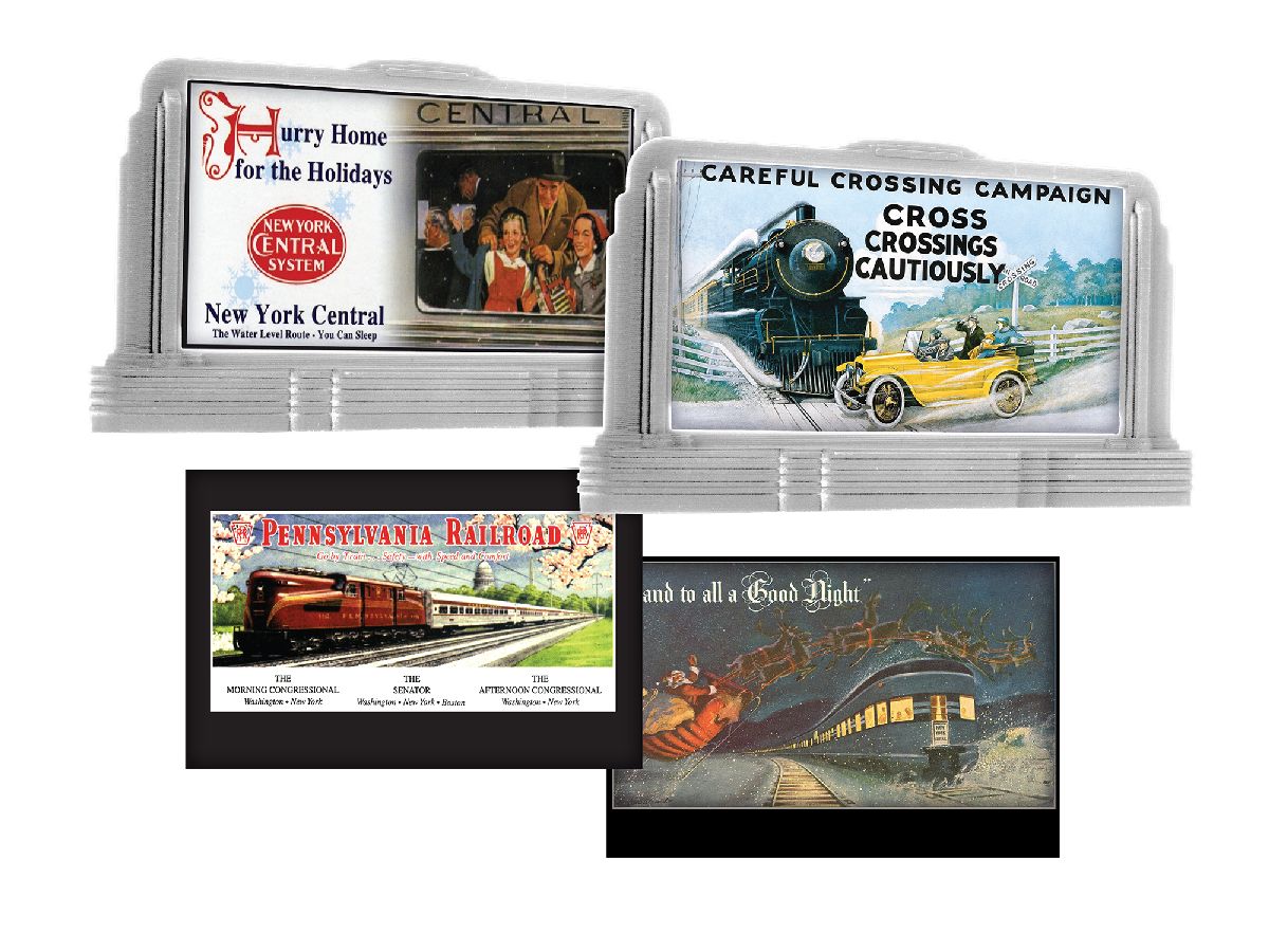 Lionel HO RTR Railroad Billboard East #1 (PRR NYC) HO Billboard 2-P 1/87 - LNL2657020