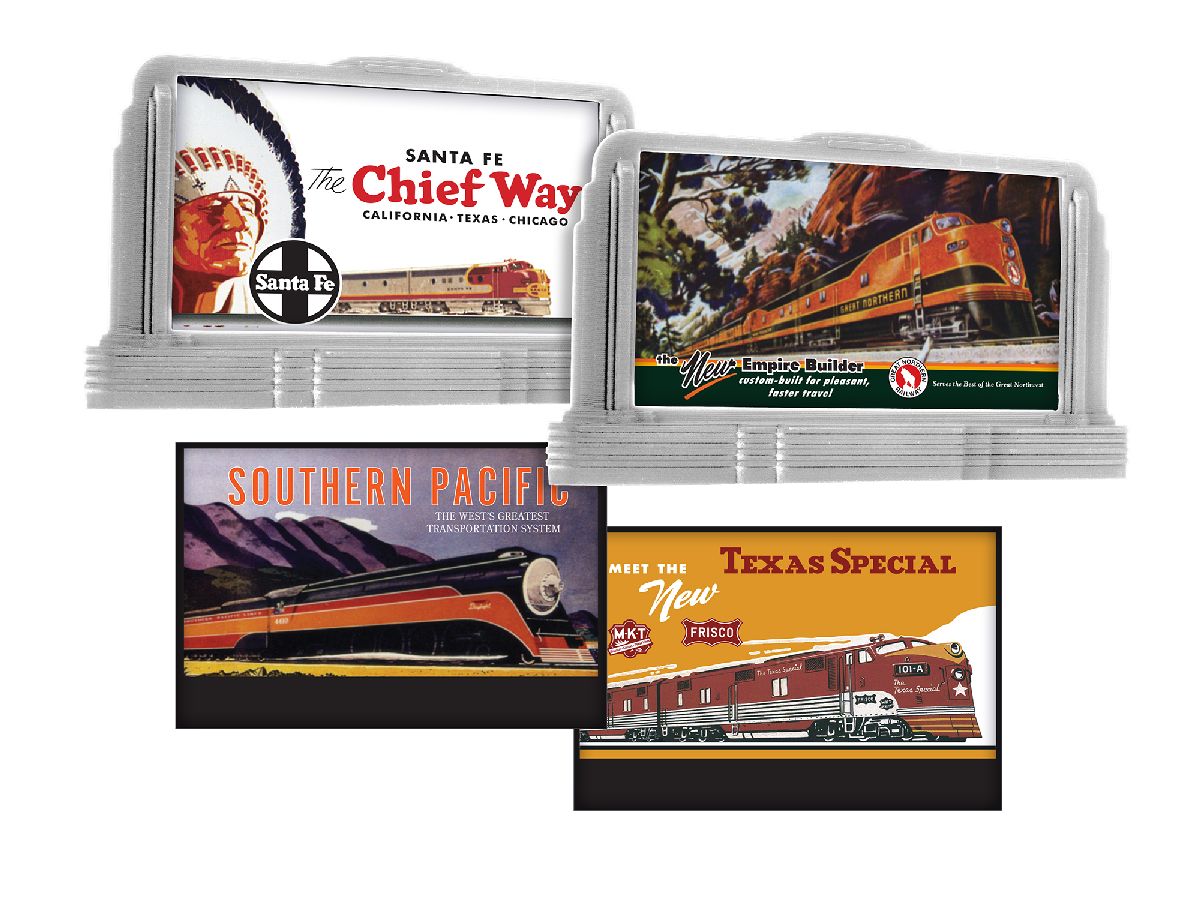 Lionel HO RTR Railroad Billboard West #1 HO Billboard 2-Pack (ATSF 1/87 - LNL2657030