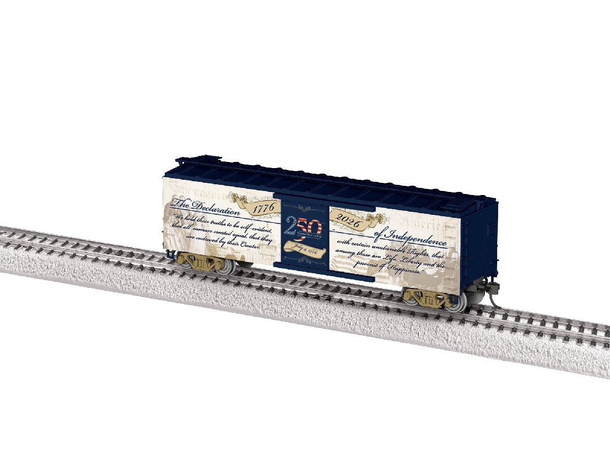Lionel HO RTR Declaration of Independence HO MUSA Boxcar 1/87 - LNL2664120