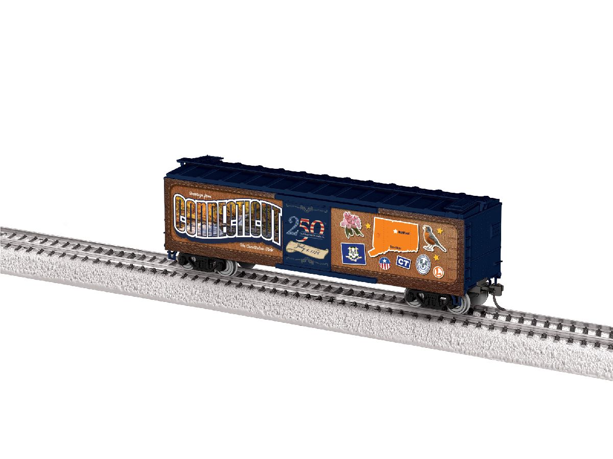 Lionel HO RTR Connecticut HO MUSA Boxcar 1/87 - LNL2664200