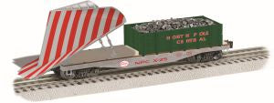 Lionel Cancelled O North Pole Central Scale Flatcar w/Plow 1/48 - LNL83520
