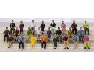 Lionel O RTR Scale Passenger Car Figures/24pc 1/48 - LNL83653