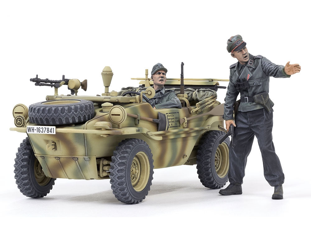 Tamiya 1/35 German Schwimmwagen Type 166 Wide Wheel Version - 35393