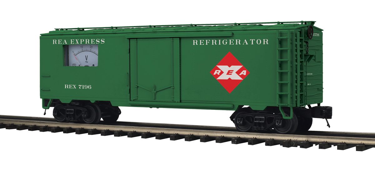MTH O 40' Steel Side Power Meter Car REA 1/48 - MTH2094744