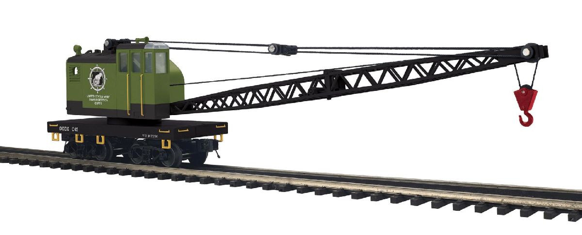 MTH O U.S. Army American Crane Car 1/48 - MTH2095848
