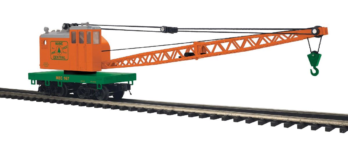 MTH O MEC American Crane Car 1/48 - MTH2095849
