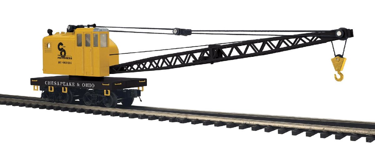 MTH O C&O American Crane Car 1/48 - MTH2095850