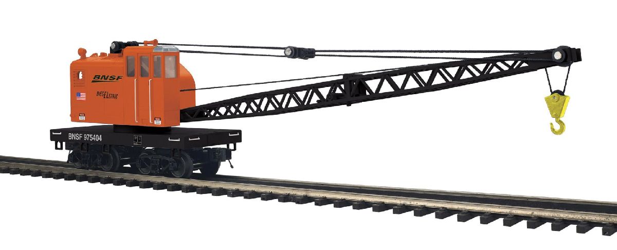 MTH O BNSF American Crane Car 1/48 - MTH2095853