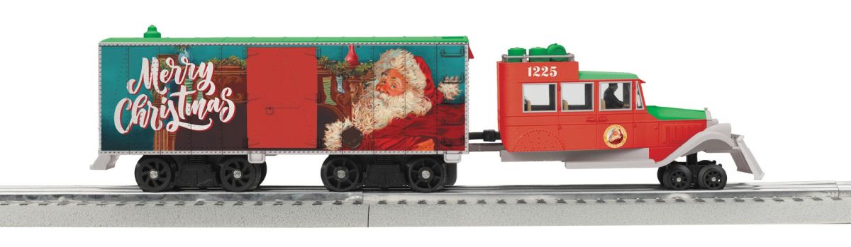 MTH O Christmas Galloping Goose w/LED's/3.0 1/48 - MTH30213211
