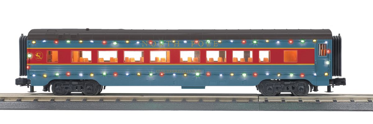 MTH O North Pole 60' Coach w/LED Lights 1/48 - MTH3068272