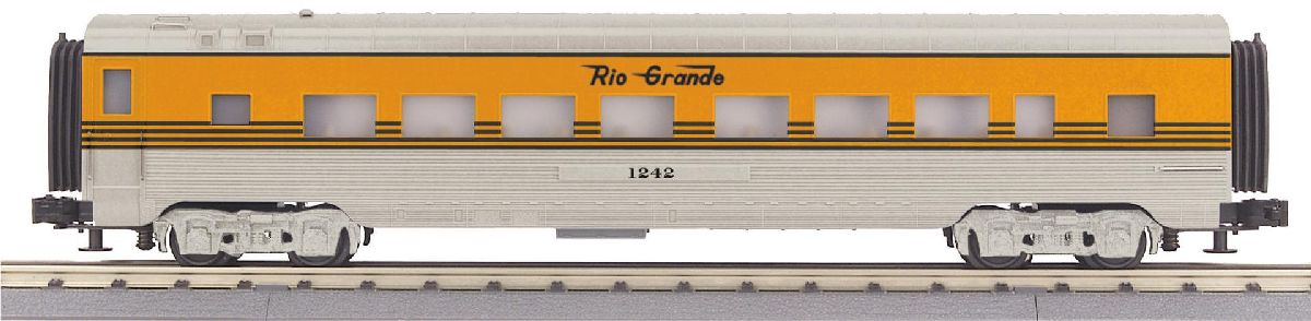 MTH O Denver Rio Grande Streamlined Coach Car 1/48 - MTH3068320