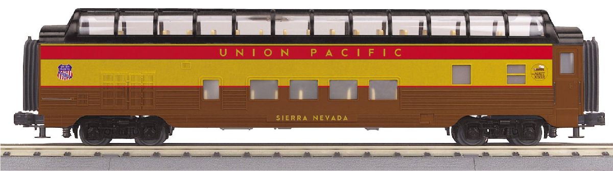 MTH O UP Streamlined Full-Length Vista Dome Car 49er 1/48 - MTH3068325