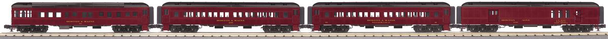 MTH O B&M Madison Psg.Cars 4pk 1/48 - MTH3069357