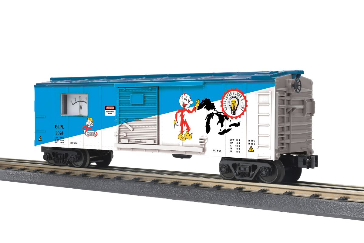MTH O Great Lakes Power Boxcar w/Power Meter 1/48 - MTH3071187