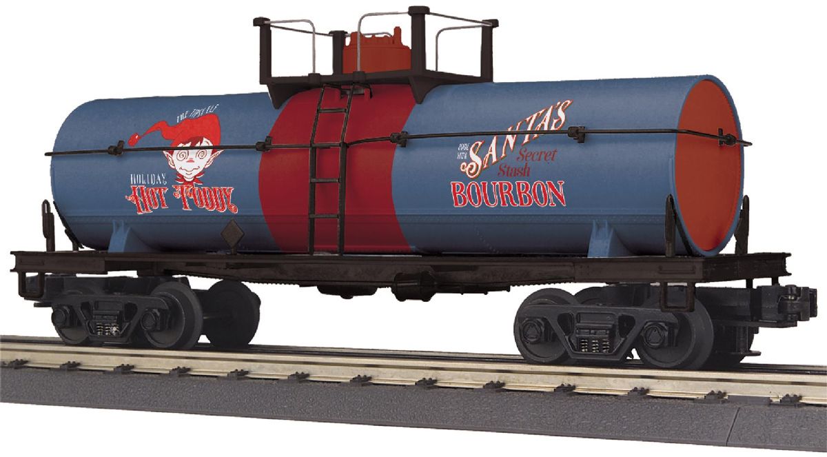 MTH O North Pole Smoking Tank Car 1/48 - MTH3073678
