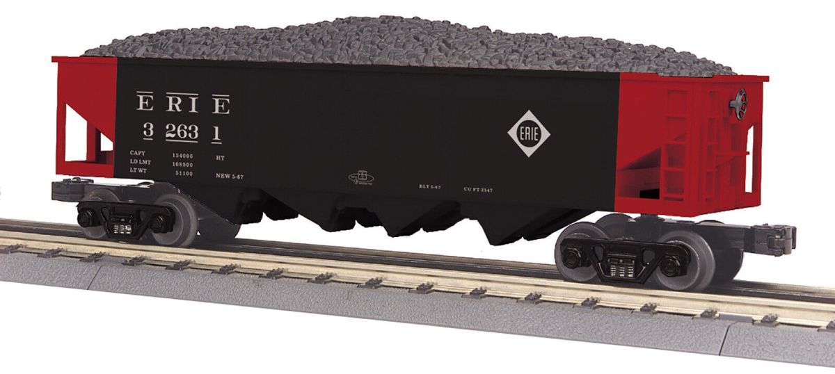 MTH O 4-Bay Hopper Erie 1/48 - MTH3075686