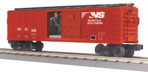MTH O NS Operating Boxcar w/Signal Man 1/48 - MTH3079515