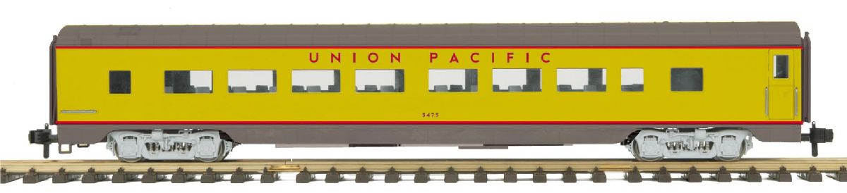 MTH G UP Streamlined Coach Car Yellow 1/32 - MTH7067041