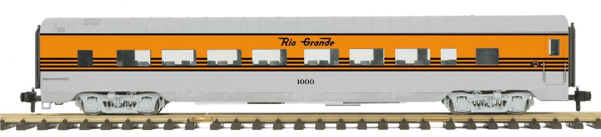 MTH G Denver Rio Grande Streamlined Coach Car 1/32 - MTH7067042