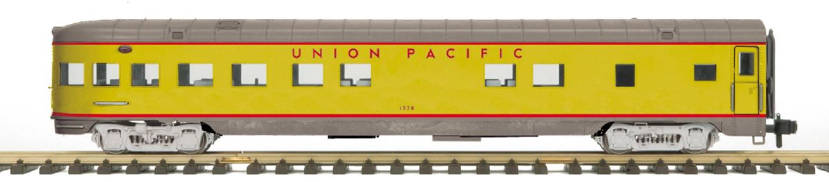 MTH G UP Streamlined Observation Car Yellow 1/32 - MTH7068041