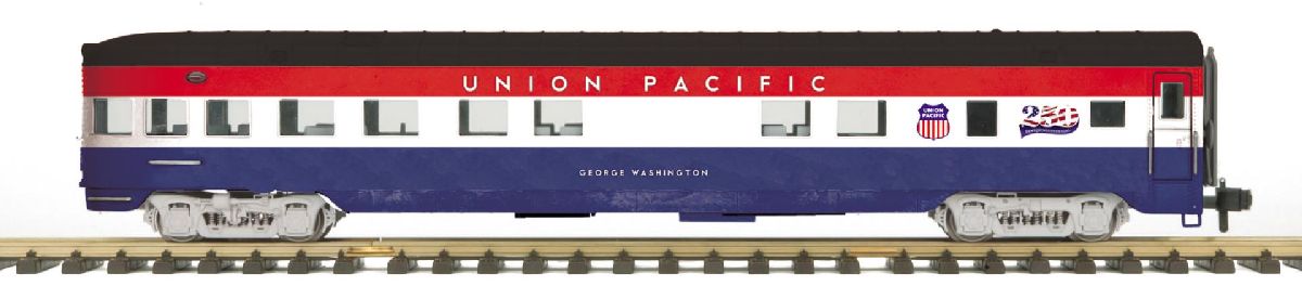 MTH G UP Streamlined Observation Car 250th 1/32 - MTH7068043