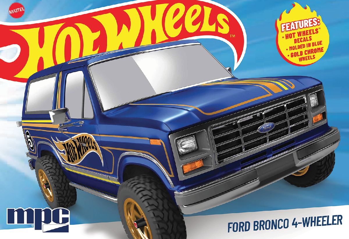 MPC 1982 Ford Bronco 4-Wheeler Hot Wheels Skill 2 1/25 - MPC1045