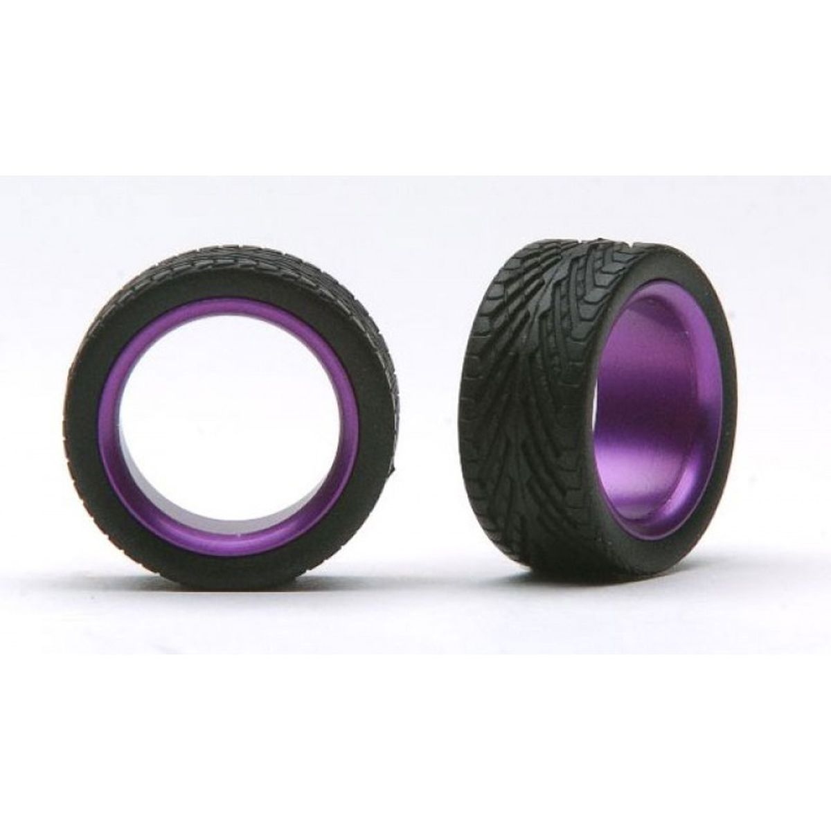 Pegasus Hobbies SLEEVES 23 ALUM POLISHED PURPLE W / TIRE 1/24 - PGH2384