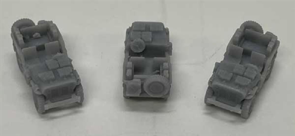 Phoenix Precision Models N WWII Willy's Jeep Pair 1/160 - PPM30124