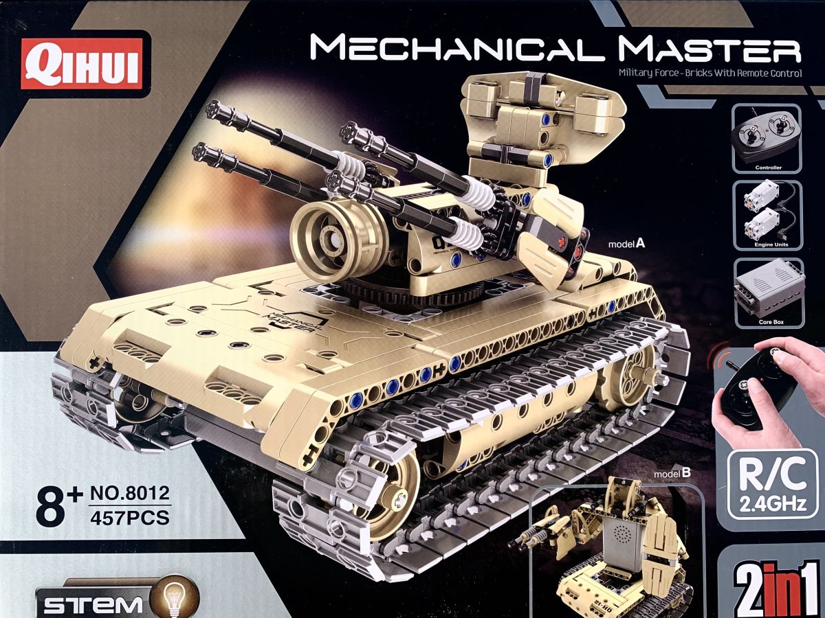 Qihui Tech Bricks R/C Anti-Aircraft Tank STEM - QIH8012